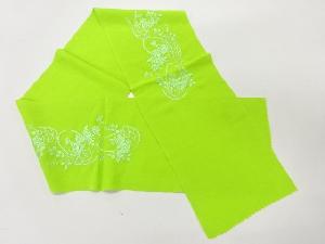 リサイクル　花籠模様刺繍半衿